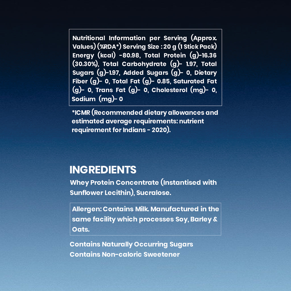 Whey Protein Concentrate, 20 g